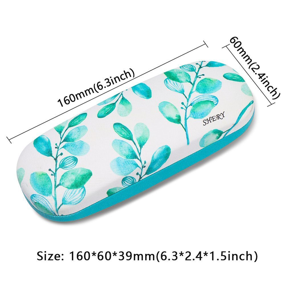 Pattern Hard Glasses Box Eyeglasses Case Spectacle Holder Eyewear Protector