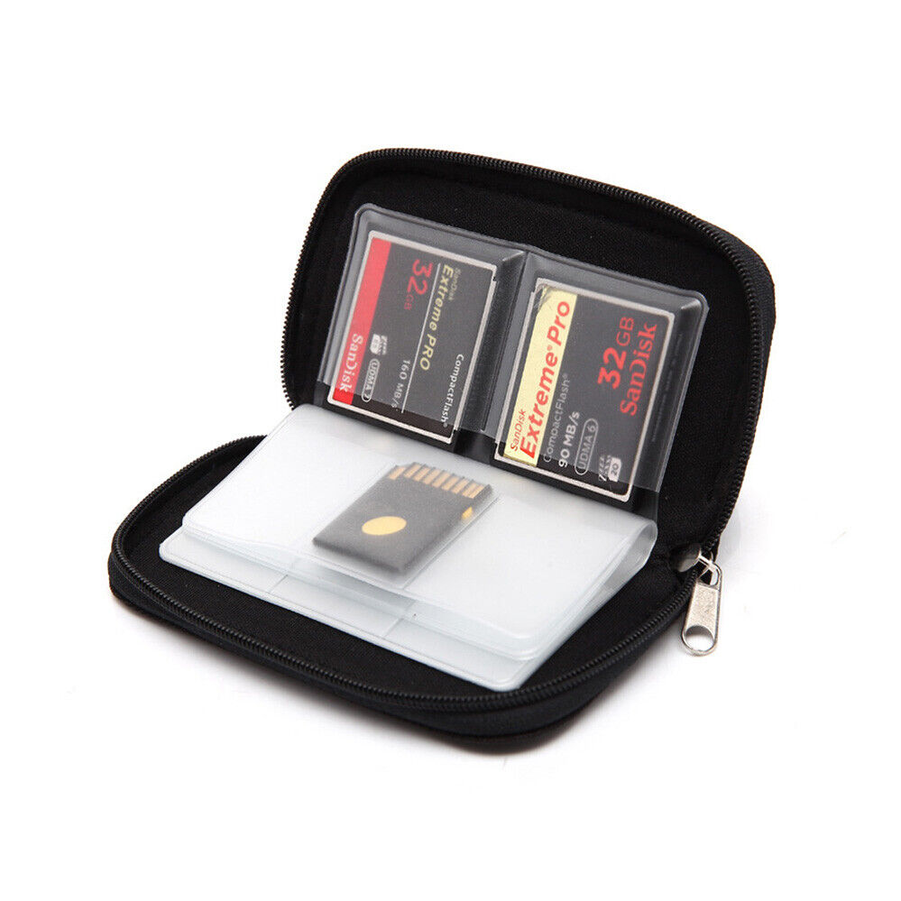 Memory Card Case Micro SD Case Carrying SDHC MMC Wallet Holder Storage Pouch