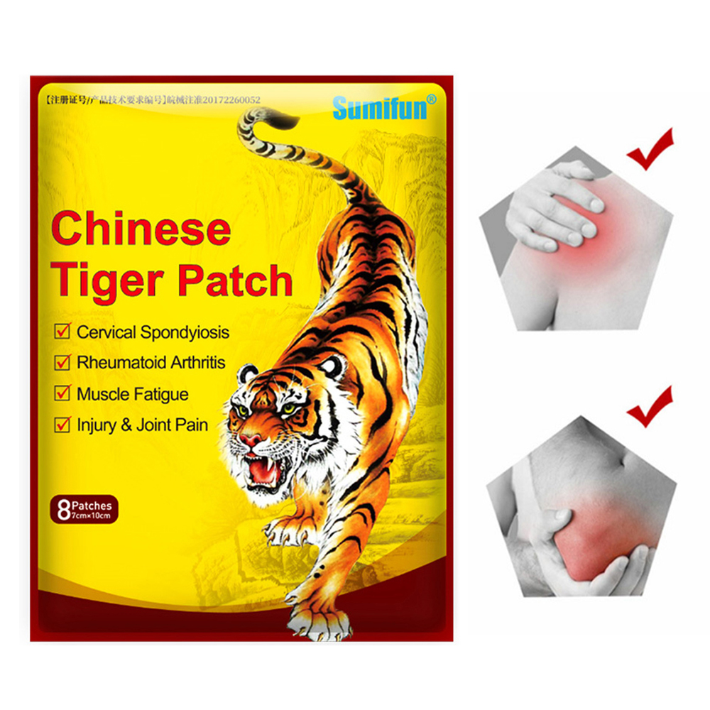 32pcs Tiger Patch Chinese Medical Back Heat Pain Relief Plaster Pad Balm Arthritis