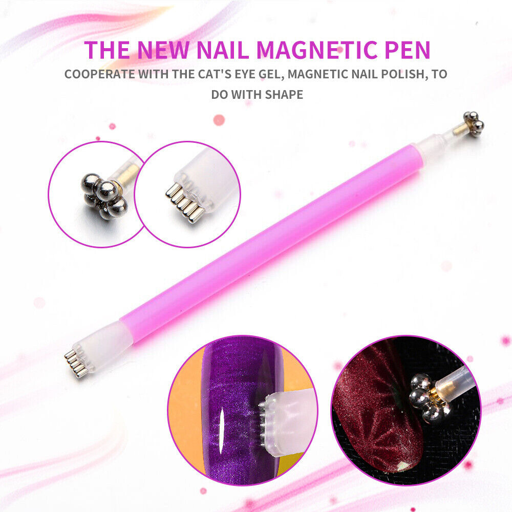 Magnet Stick Tool For Cat Eye Magnetic UV Gel Nail Polish Flower Stripe Grid