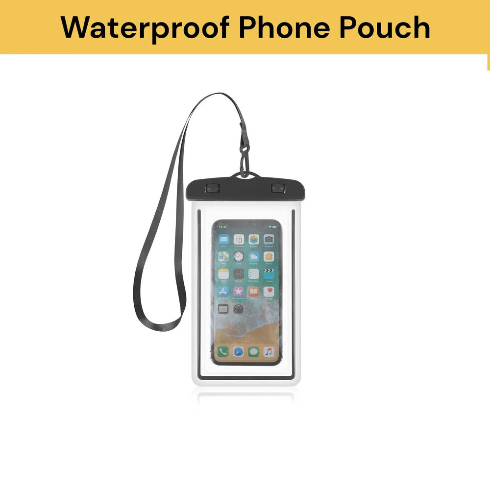 2pcs Universal Waterproof Case Bag IPX8 Floating Phone Pouch Case Dry Bag Underwater