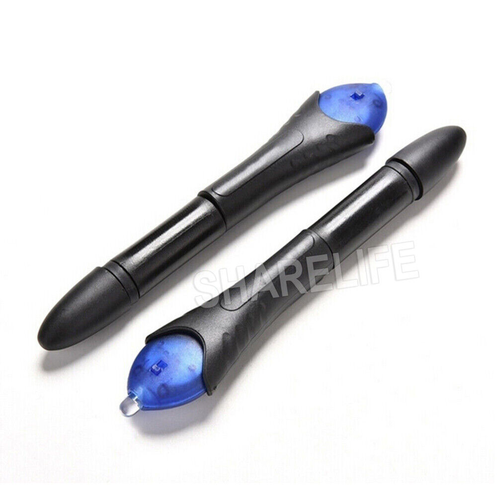 2x Quick 5 Second Fix UV Light Liquid Glass Welding Compound Glue Repair Pen