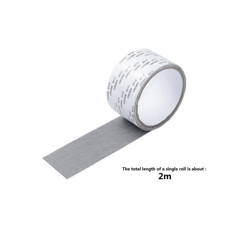 Window Door Repair Tape Fly Screen Insect Repellent Repair Tape SelfAdhesive 2M