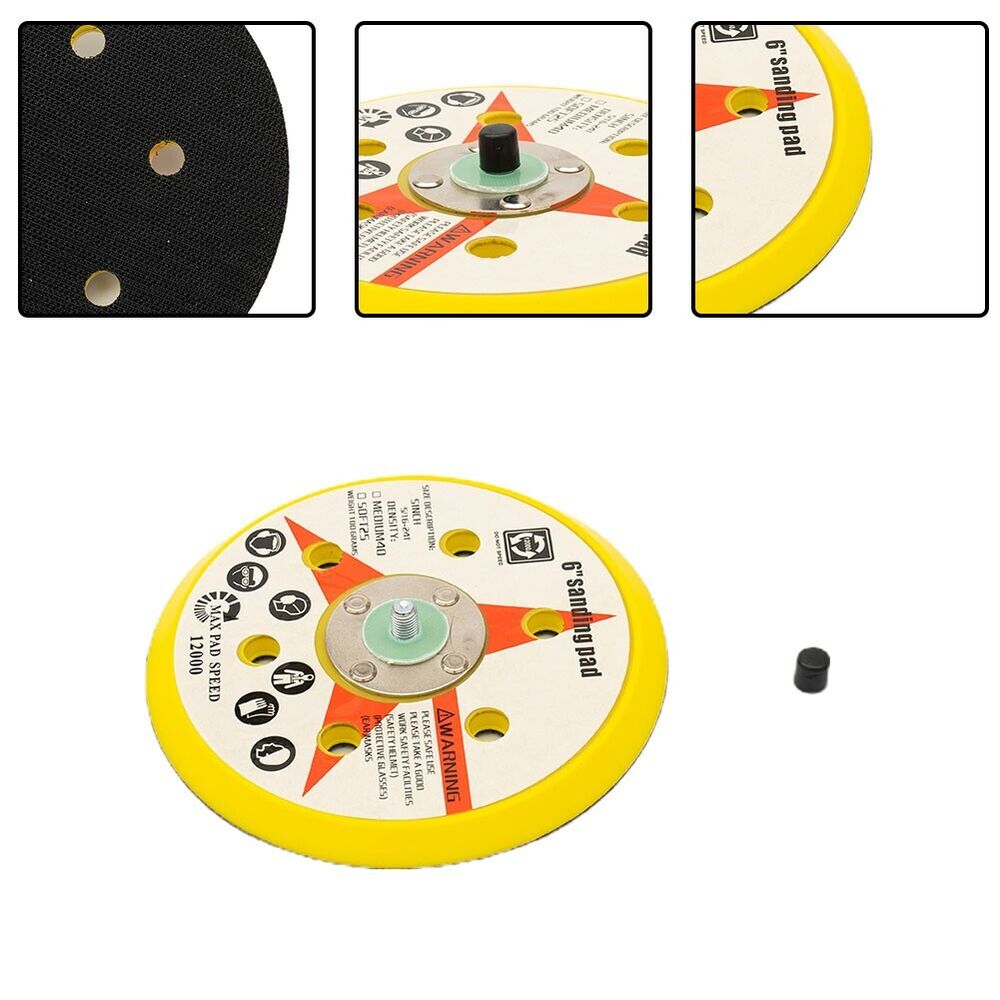 Sanding Pad 150mm Diameter Sanding Discs Orbital Backing Pad Sander Tool