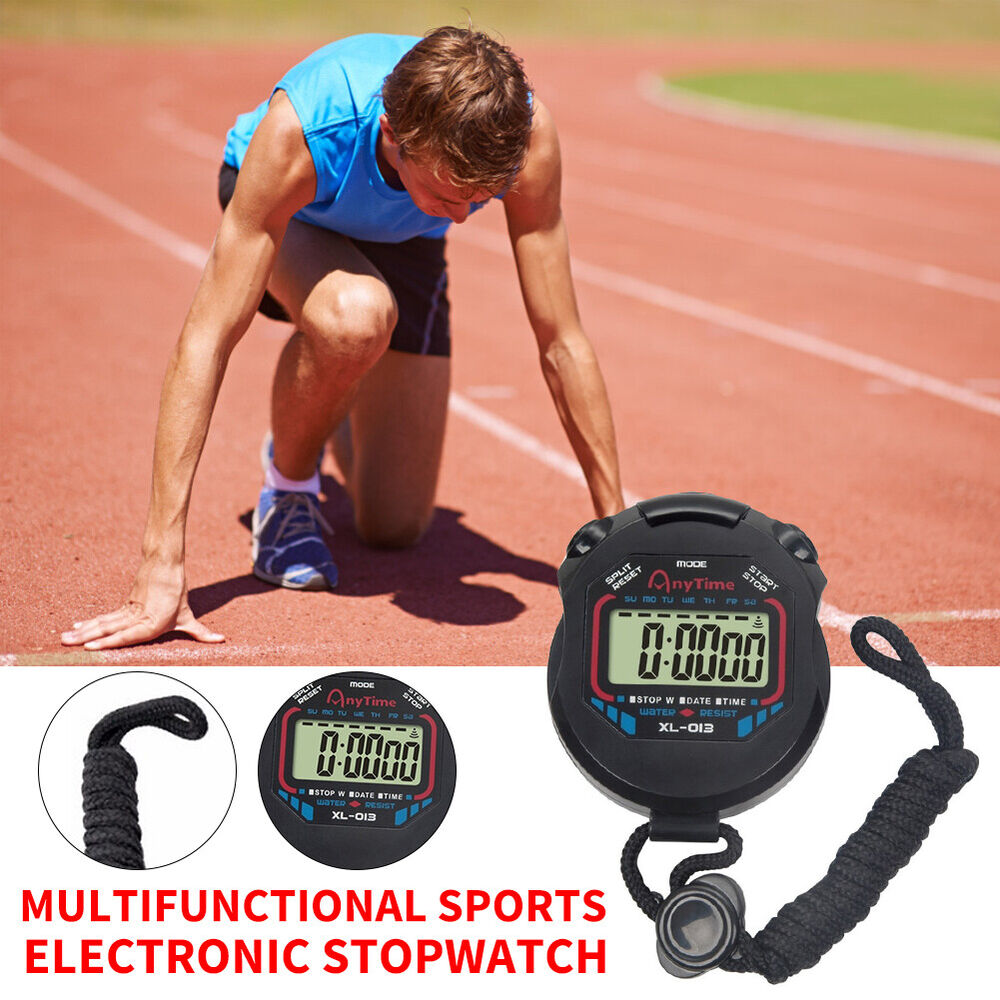 NEW Multifunctional Handheld Digital Chronograph Outdoor Sports Running Training