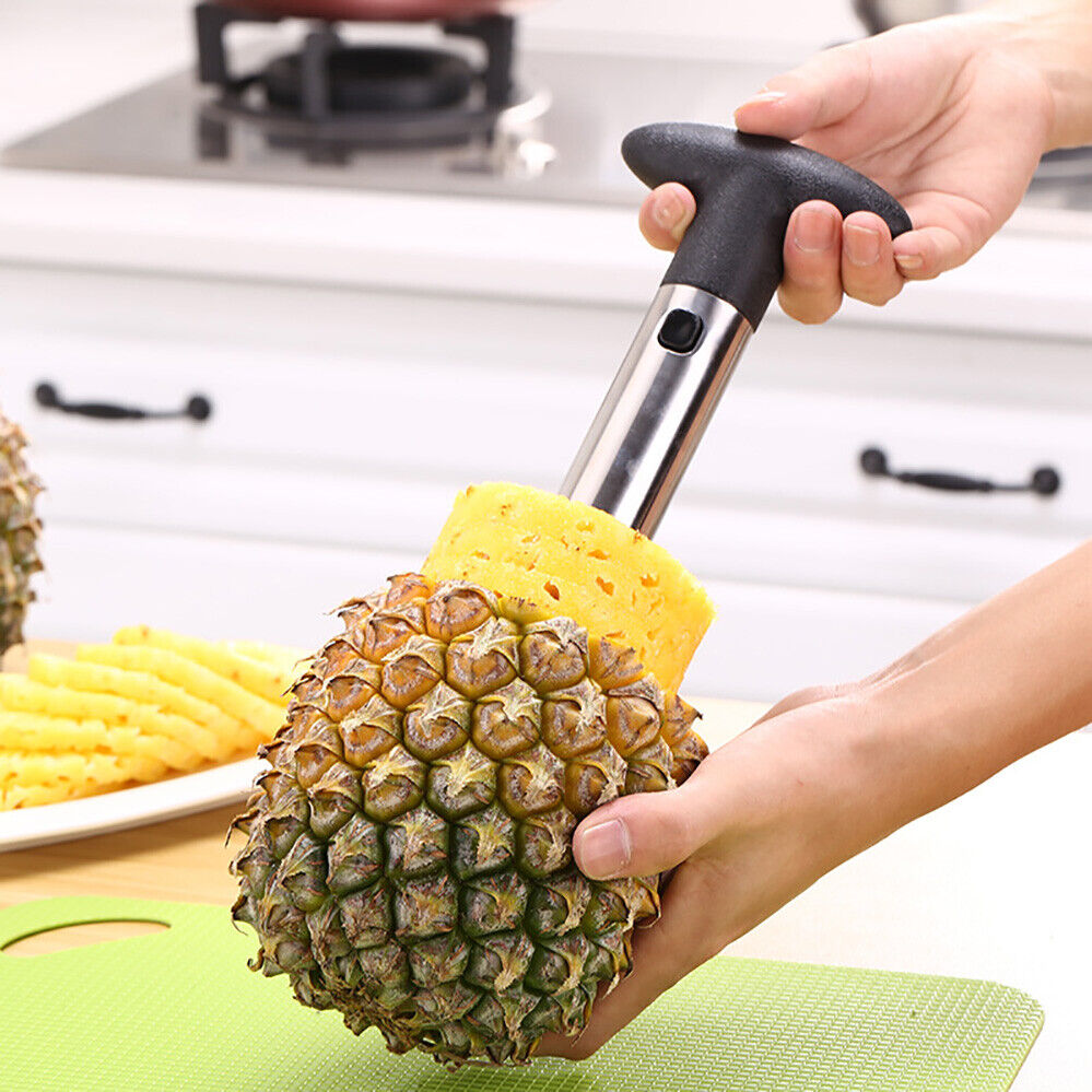 Pineapple Peeler Easy Fruit Kitchen Stainless Steel Cutter Corer Tool Slicer