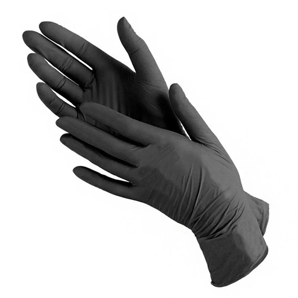 500x Disposable Nitrile Gloves Rubber Blend Powder Free Industrial Mechanic