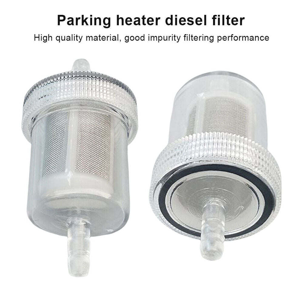 2X Diesel In-line Fuel Filter Kit For-Webasto Eberspacher Air Heater Diesel