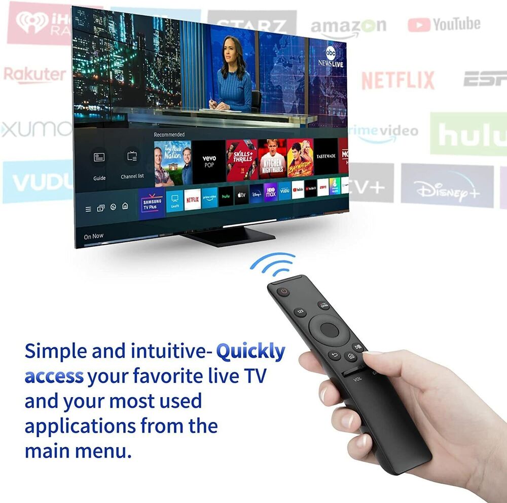 Universal Remote Control for Samsung TV LED QLED U R LCD e TV 4K 8K 3D Smart TV,