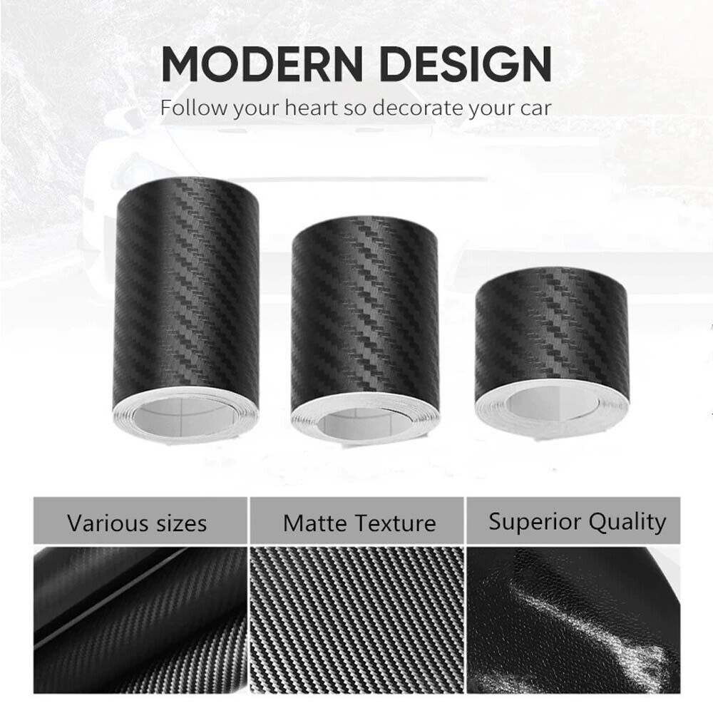 1 x Tape Carbon Fiber Car Sticker Anti Scratch Tape Protector Strip Protect Film