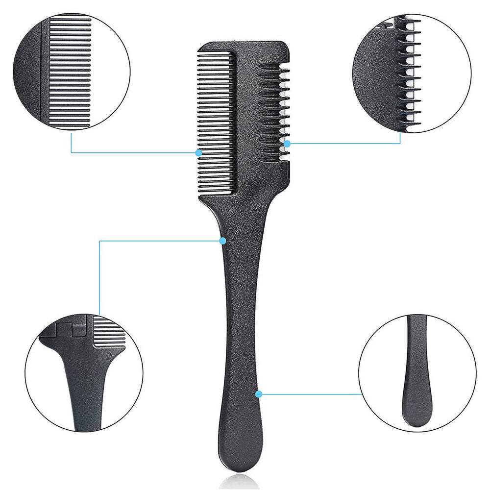 Professional Hairdressers Razor Comb Razor DIY Hair Cutting Thinning Trimmer