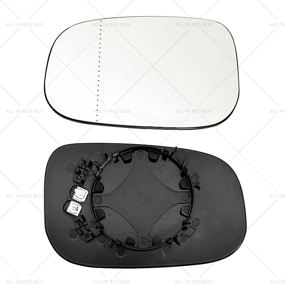 Left Side Mirror Glass Suitable for Volvo S40 M V50 T5 04-12 Large Blinker Type