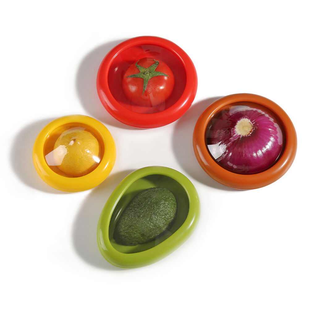 Silicone Fruit Storage Box, 1Pcs Reusable Storage Containers for Fridge NEW