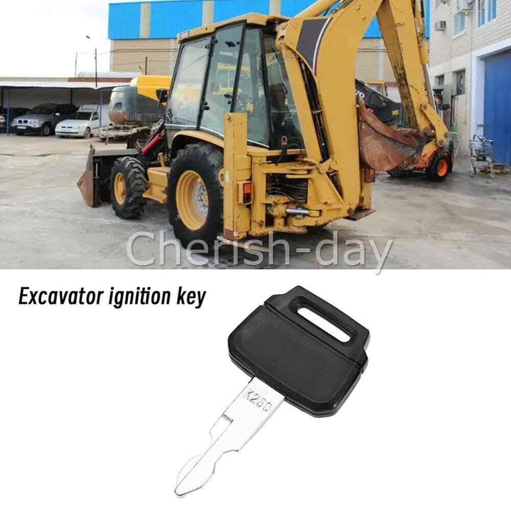 2x For Kobelco K250 Excavator Keys New Holland Kawasaki Wheel Loader