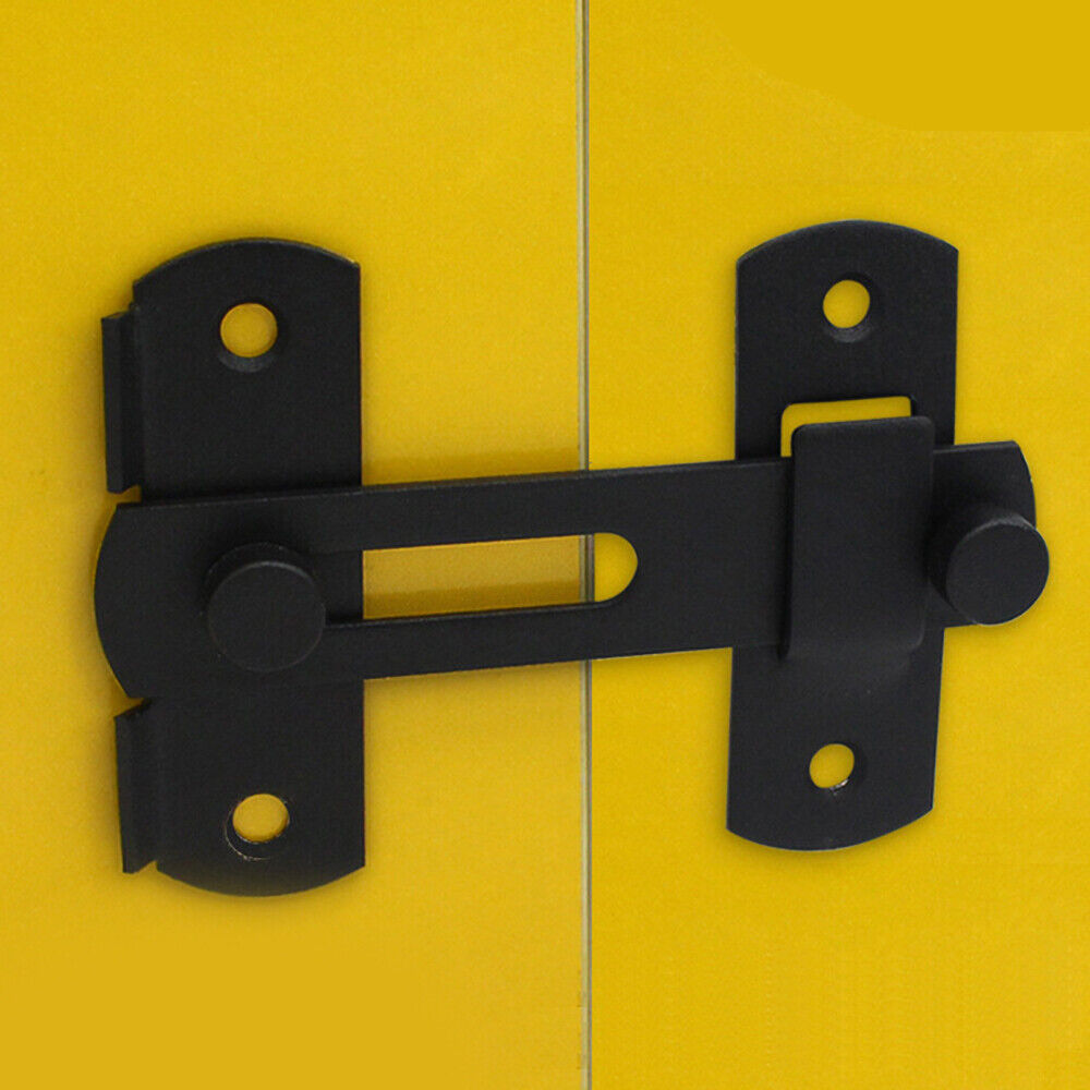 Matte Black Stainless Steel/Gate Latches/Flip Latch Safety Door Bolt Latch Lock.