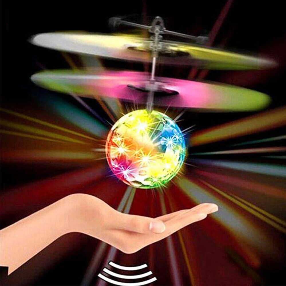 Infrared Sensor Hovering Induced Hand Floating LED Toy Saucer Flying Ball