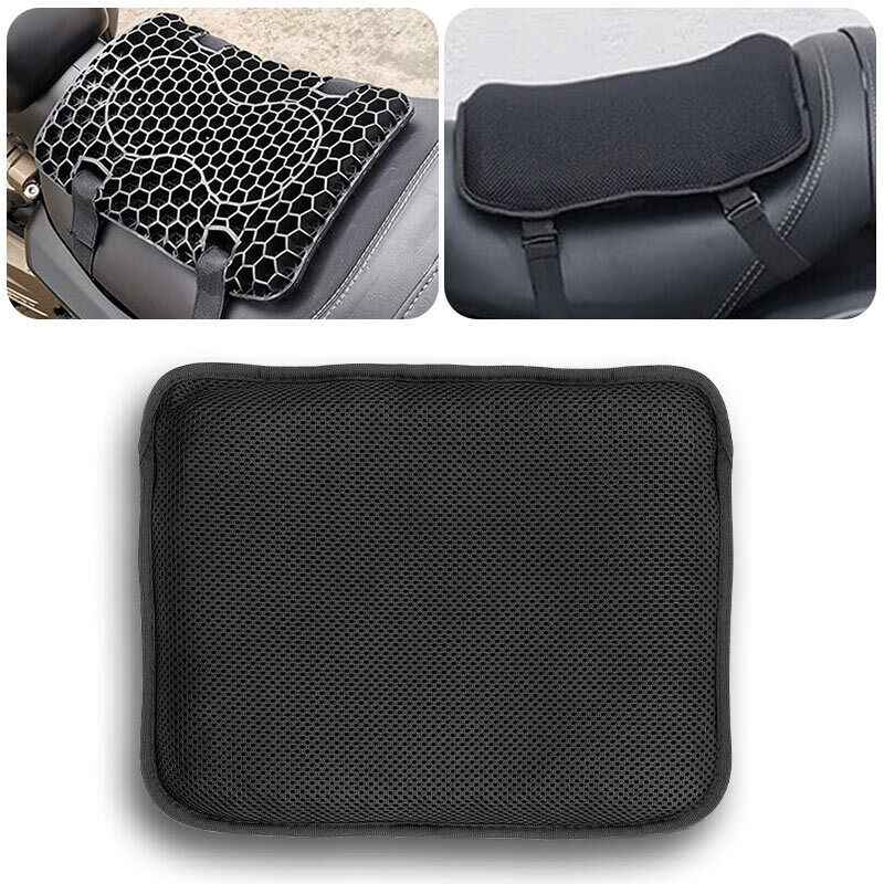 Universal Motorcycle Seat Cushion 3D Shock Absorption Motorbike Gel Seat Pad