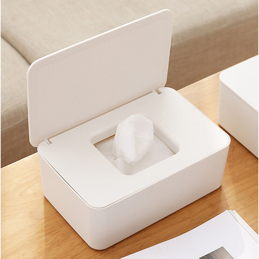 Tissue Box Cover Dispenser Paper Storage Holder Table Napkin Case Organizer Box