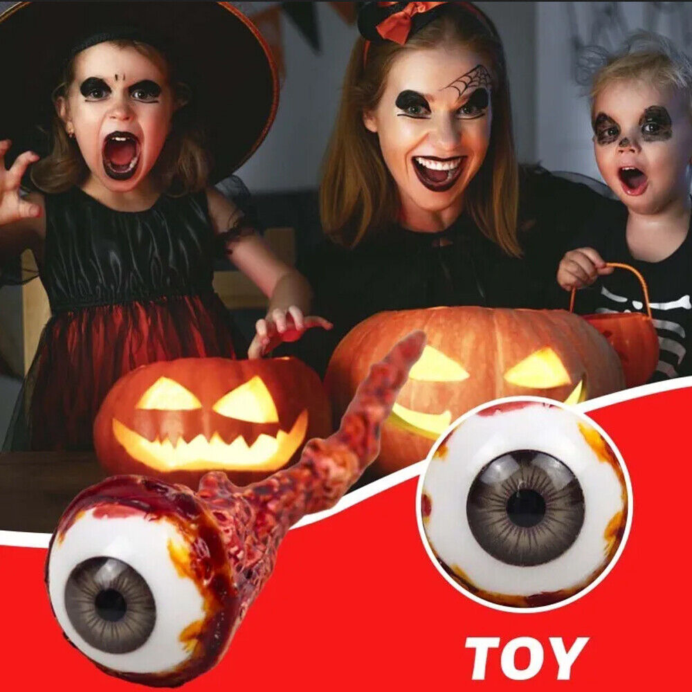 3xHalloween Party Decoration Fake Eye Eyeball Horror Scary Simulation Prop Trick