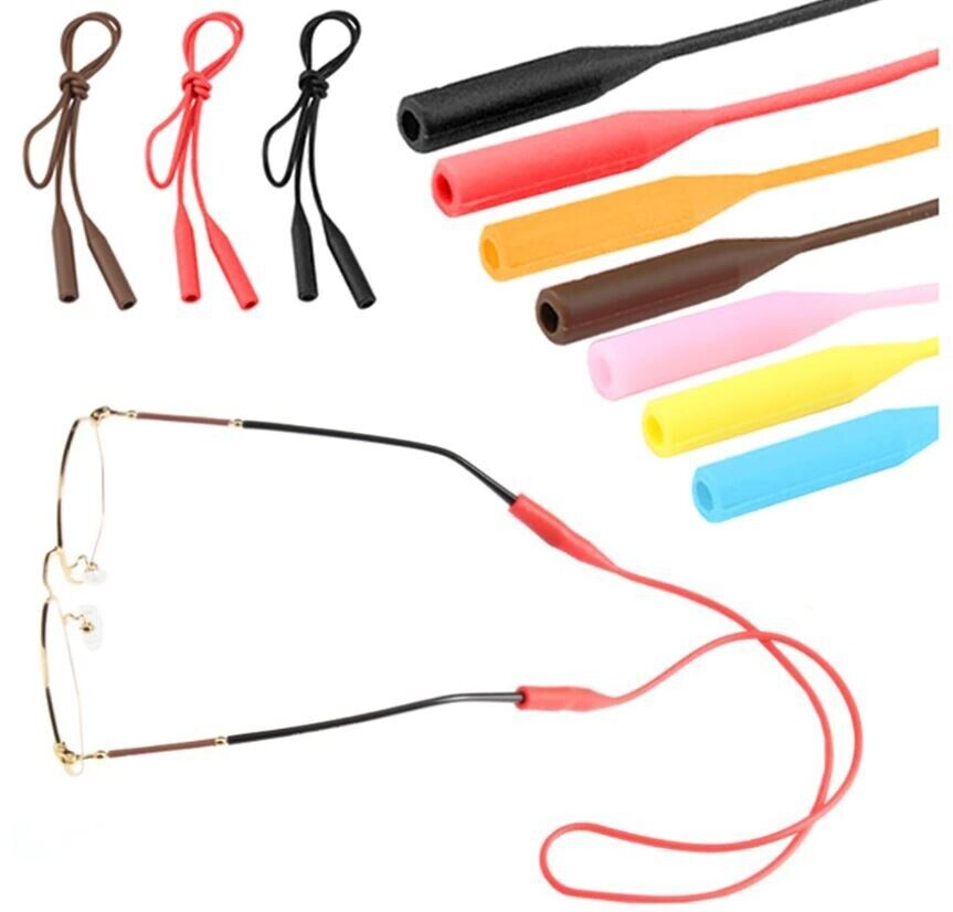 Silicone Chain Sunglasses Reading Glasses Neck Cord Strap Holder String