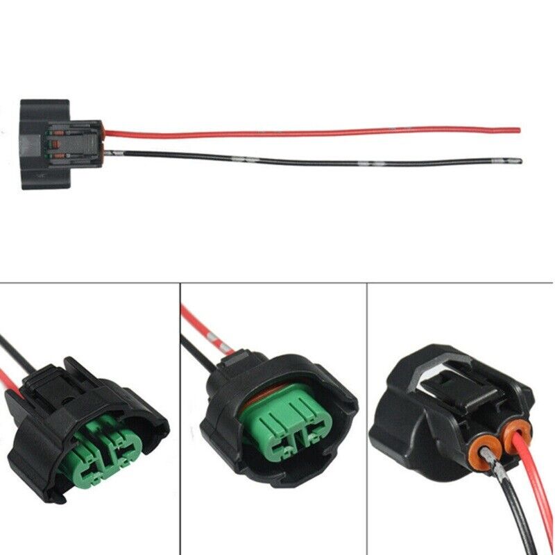 2x H8/H11 Female Connector Adapter Wiring Harness Socket Plug Fog Light Accessories