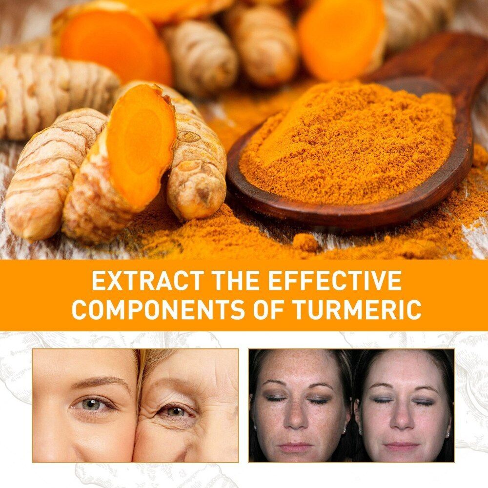 2~Turmeric Serum Dark Spot Corrector Remove Wrinkle Tumeric Face Whitening Cream