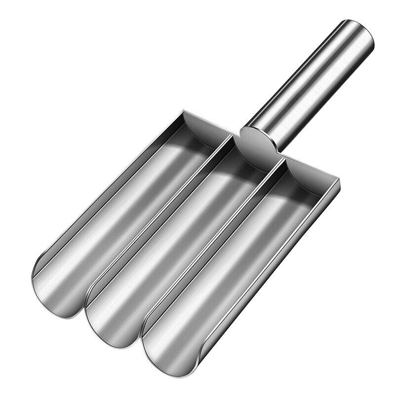 Kitchen Triple Meatball Maker, 304 Stainless Steel Meat Baller Maker Mold NEW