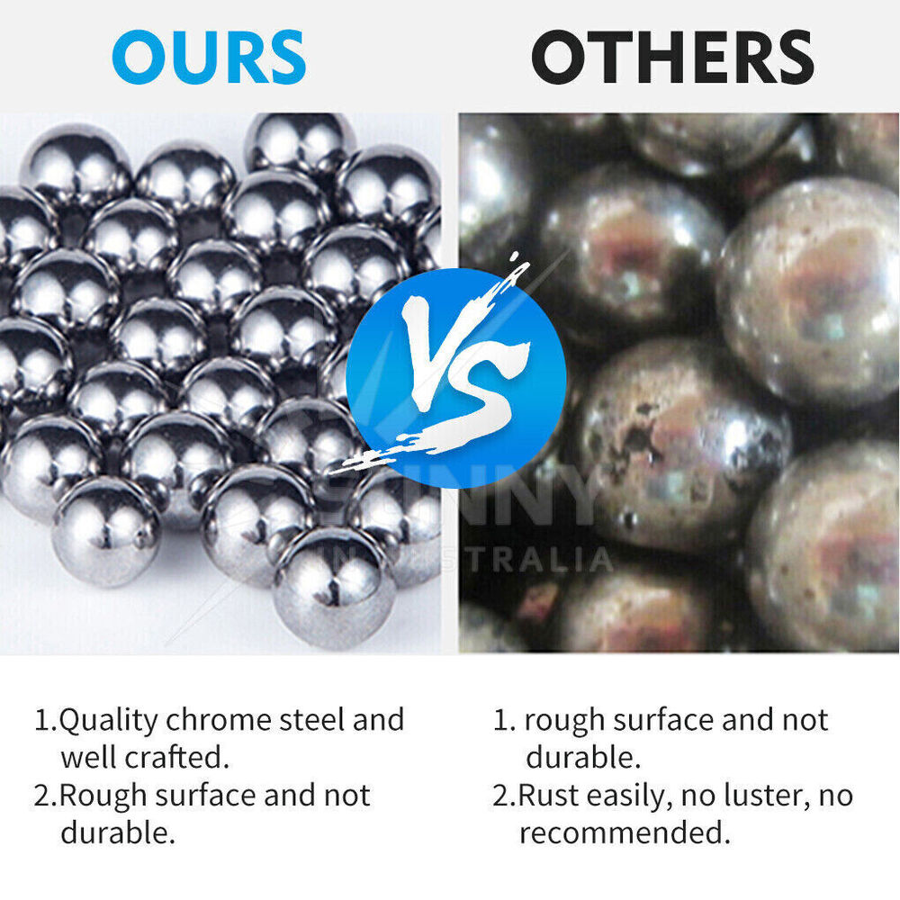 500pcs Replacement Parts 5mm Bike Bicycle Carbon Steel Loose Bearing Ball