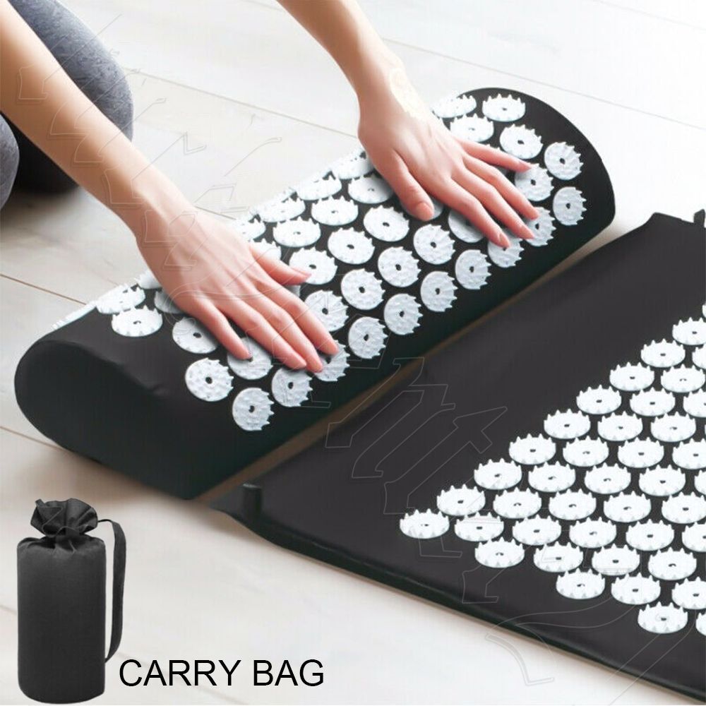 Massage Acupressure Mat Yoga Shakti Sit Lying Mats Cut Pain Stress Soreness NEW