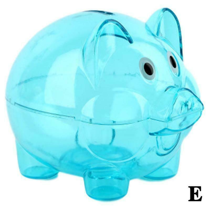 Piggy Bank Money Box Saving Cash Fun Gift Plastic quality high Pig Y0C1