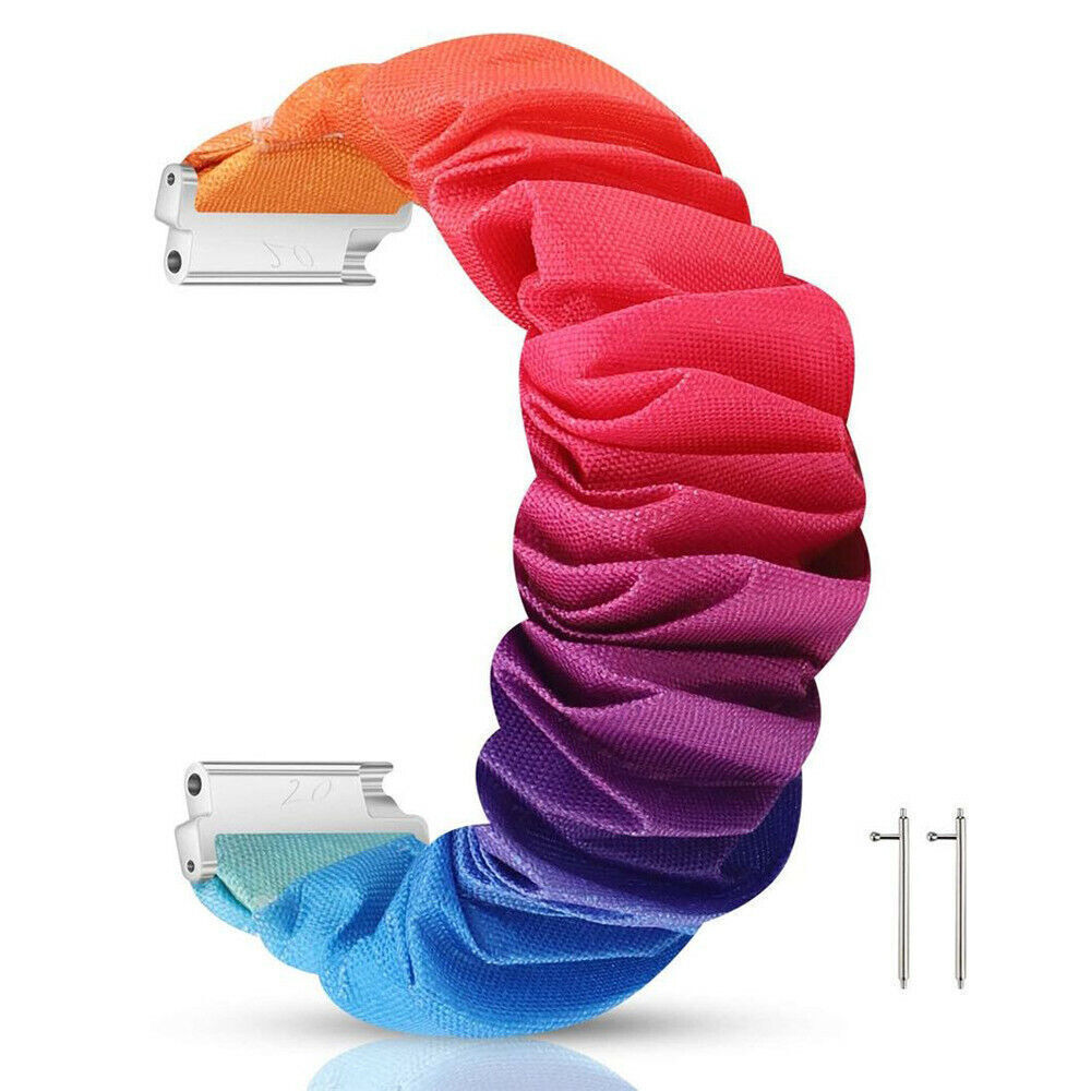 For Samsung Galaxy Watch 3 41mm 4 5 Active 2 40/44mm Scrunchie Loop Band Strap