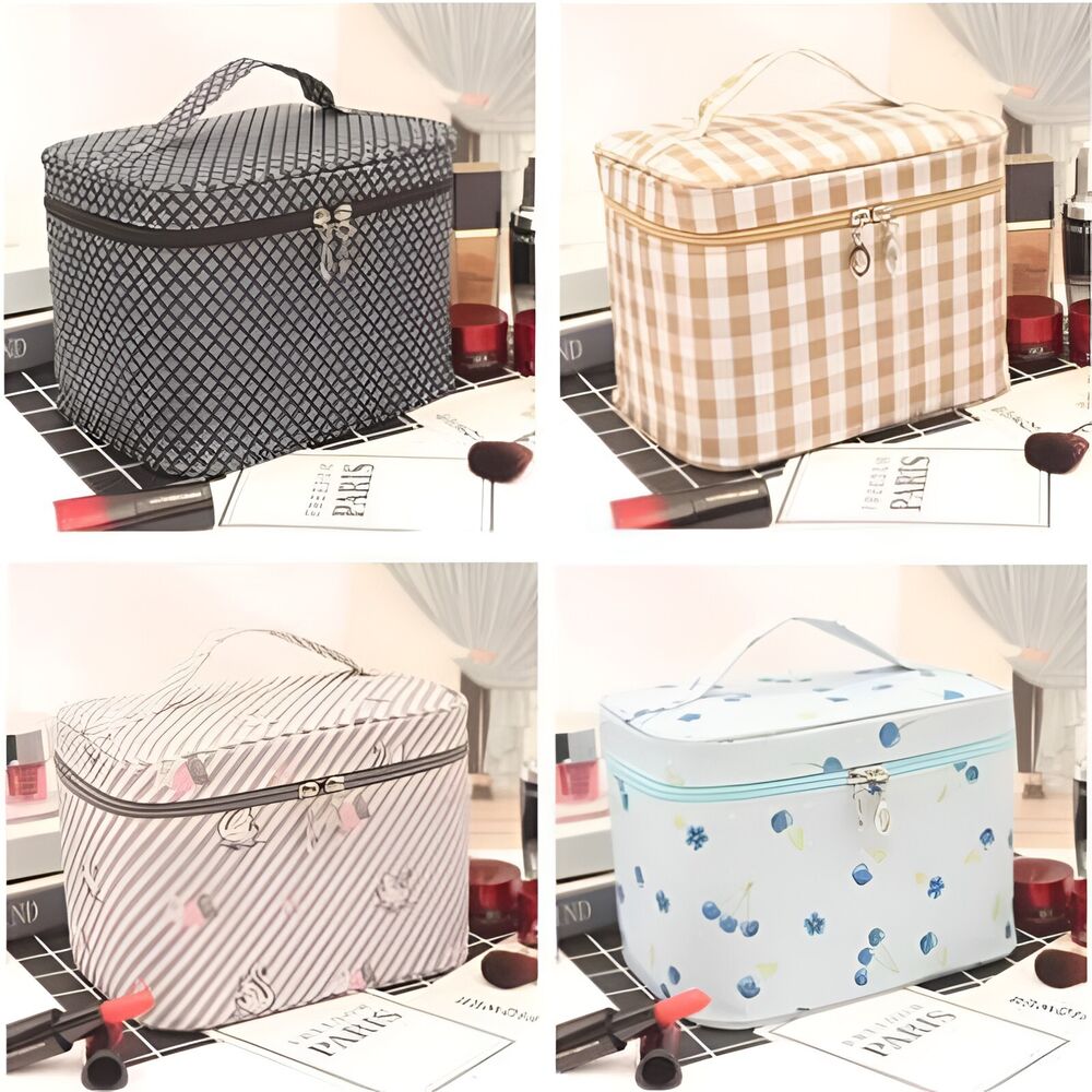 Large Vanity Case Cosmetic MakeUp Bag Urban Beauty Box Carry Travel Gift Storage