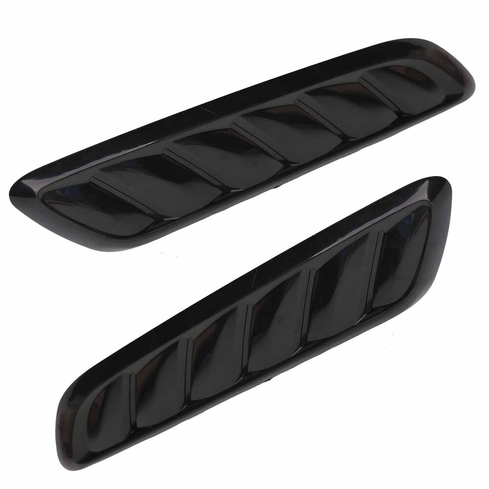 GLOSS BLACK BONNET VENTS FOR HOLDEN COMMODORE VF S / SS / SSV / SV6 / REDLINE