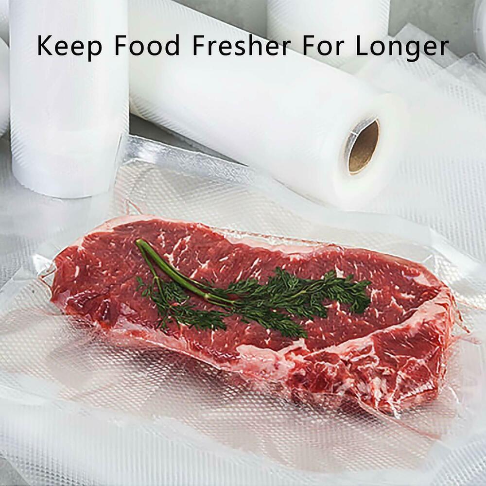 Food Vacuum Sealer Bags Rolls Vaccum Food Saver Storage Seal Bag Pack Embossed