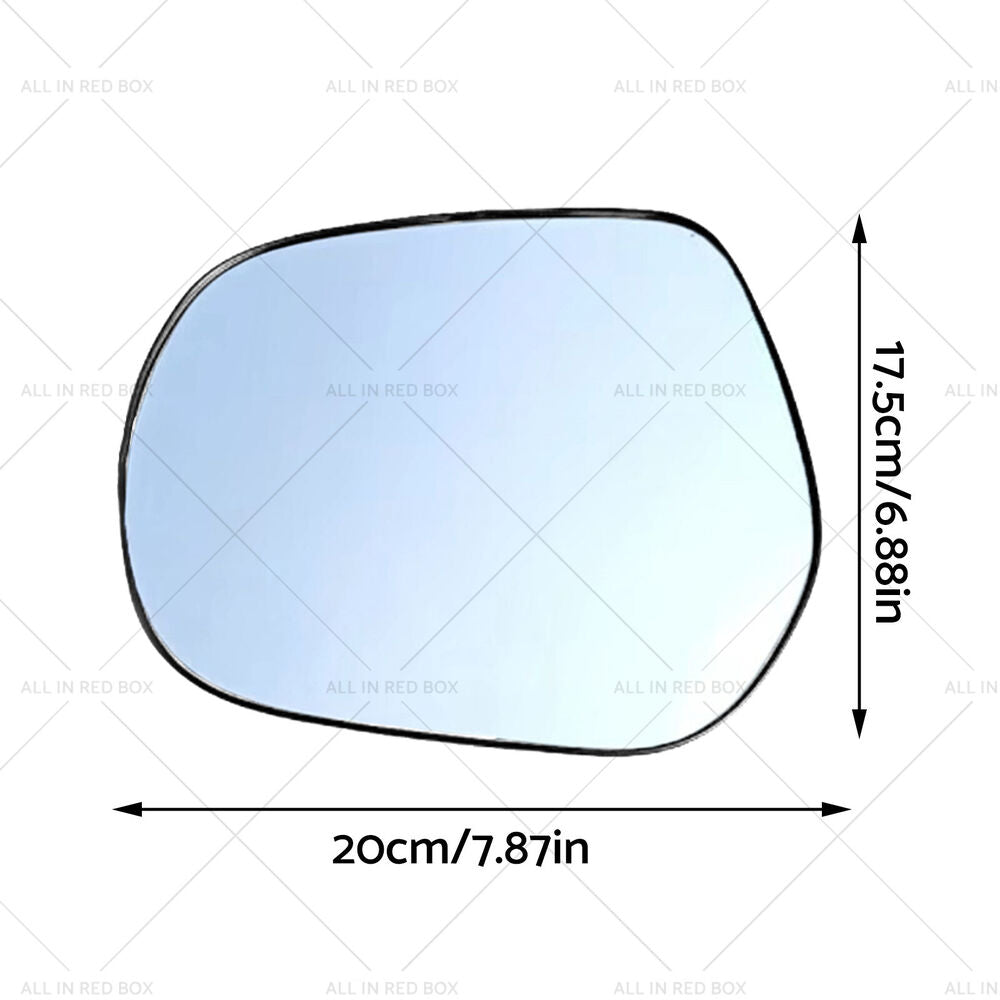 Left Side mirror glass with Plate Suitable for Toyota LandCruiser Prado 150 09