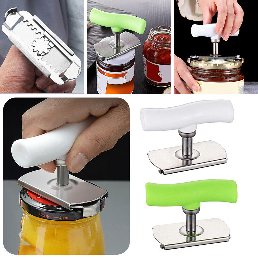 New Adjustable Stainless Steel Easy Grip Jar Lid Opener Top Bottle Twist Tool