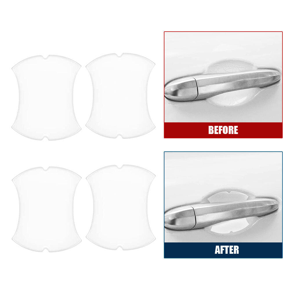 5x Car Clear Film Door Handle Protector Anti Scratch Stickers Cover Accessories