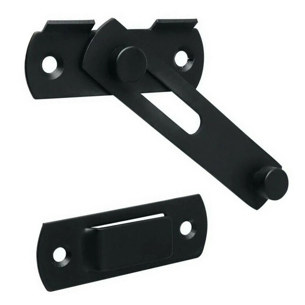 Matte Black Stainless Steel/Gate Latches/Flip Latch Safety Door Bolt Latch Lock.