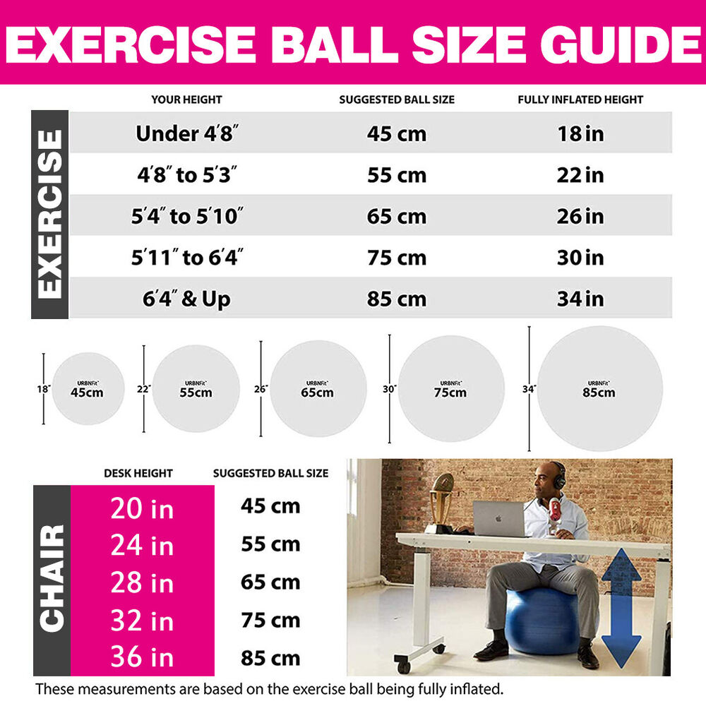 VIVVA Gym Yoga Ball Home Exercise Pilates Equipment Fitness Ball 55 65 75 85cm