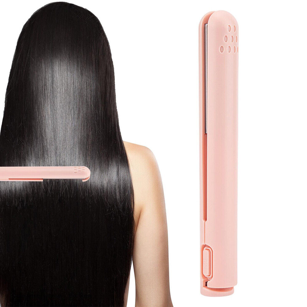 Mini Portable Hair Iron Hair Straightener Curler Usb Flat Iron For Travel