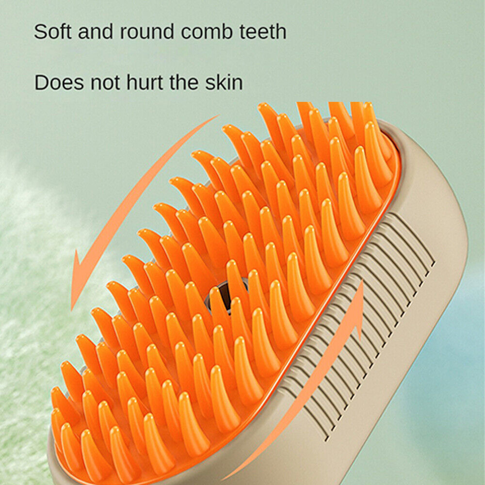 3 In 1 Pet Steam Brush Pet Electric Spray Massage Comb Cat Dog Hair Removal Comb