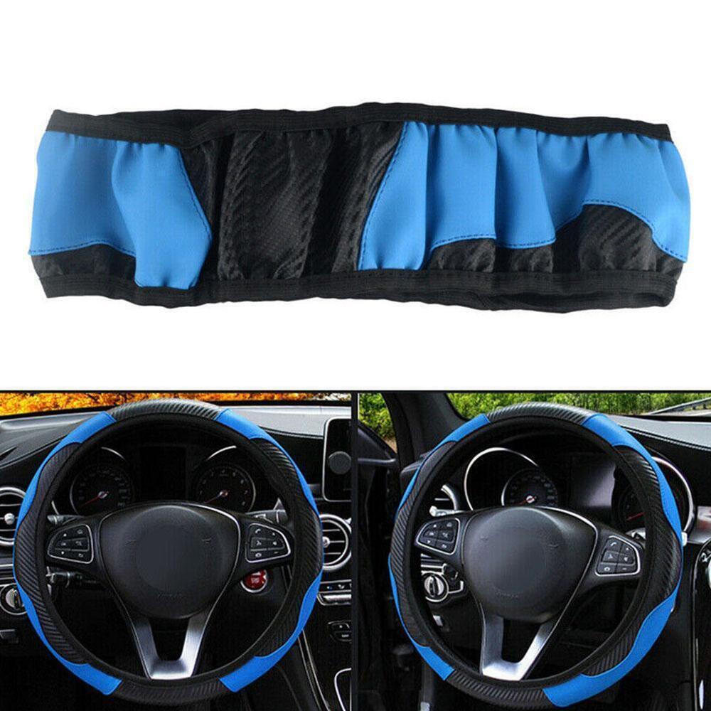 Leather Car Steering Wheel Cover Anti-slip Accessories 38CM/15inch>`~ M8F4