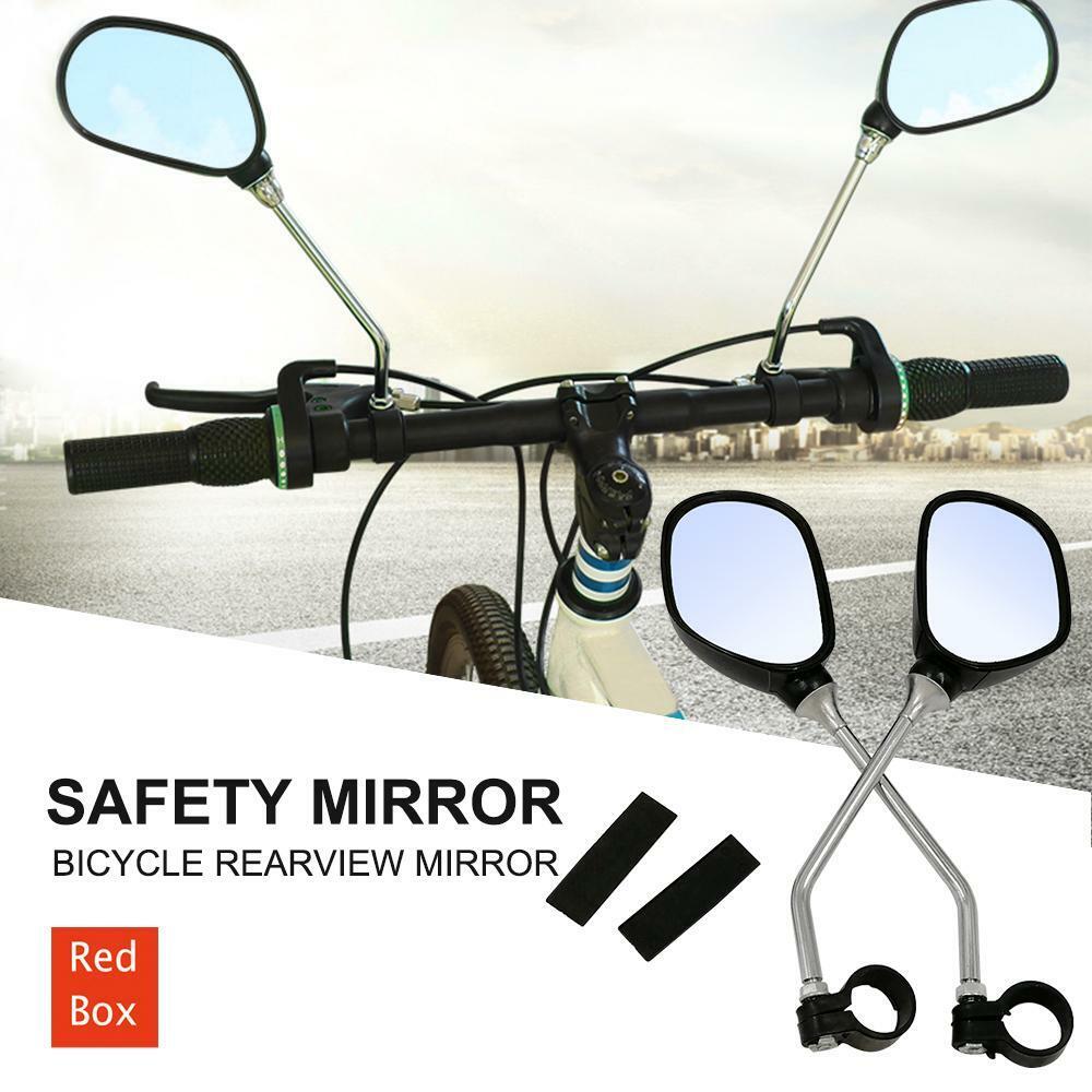 1 Pair Bicycle Rear View Rearview Mirror Cycling Handlebar Mirror 360d Flexible