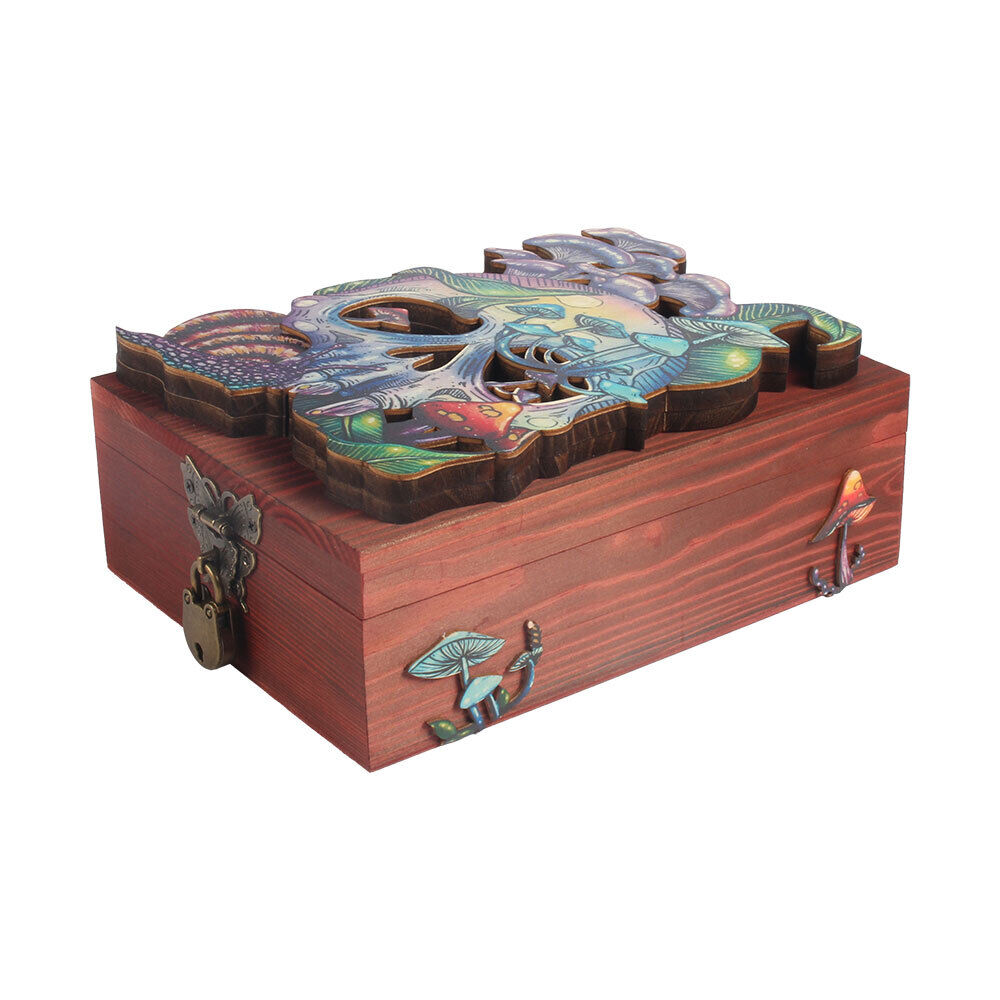 Key Keepsake Box Nature Hidden Key Box Skull Storage Lock Box Key