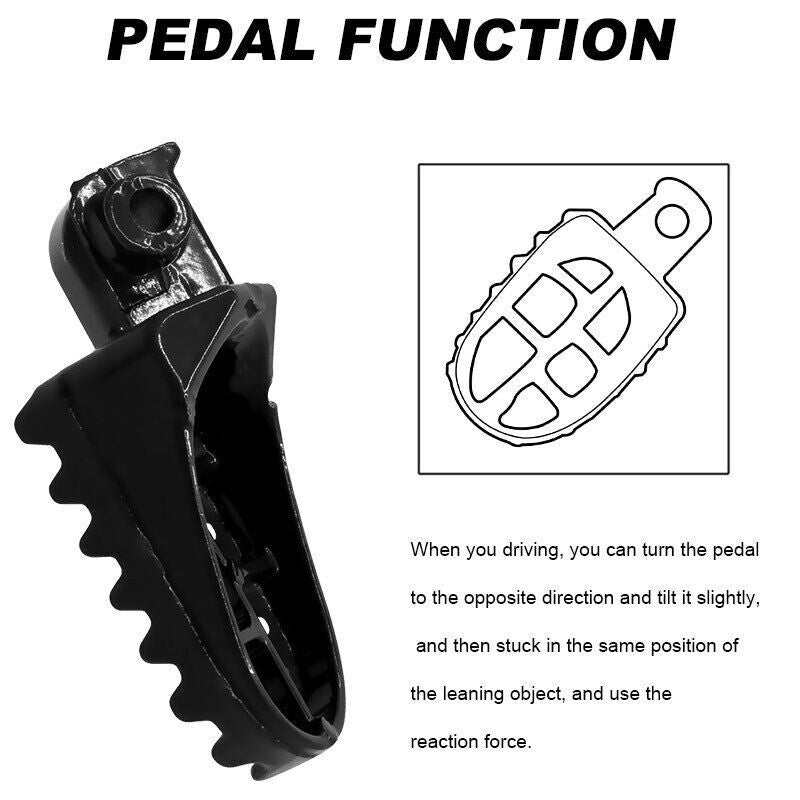 Motorcycle Foot Pegs Footrest Footpegs For Yamaha TW200 PW50 PW80 Pit Dirt Bikes