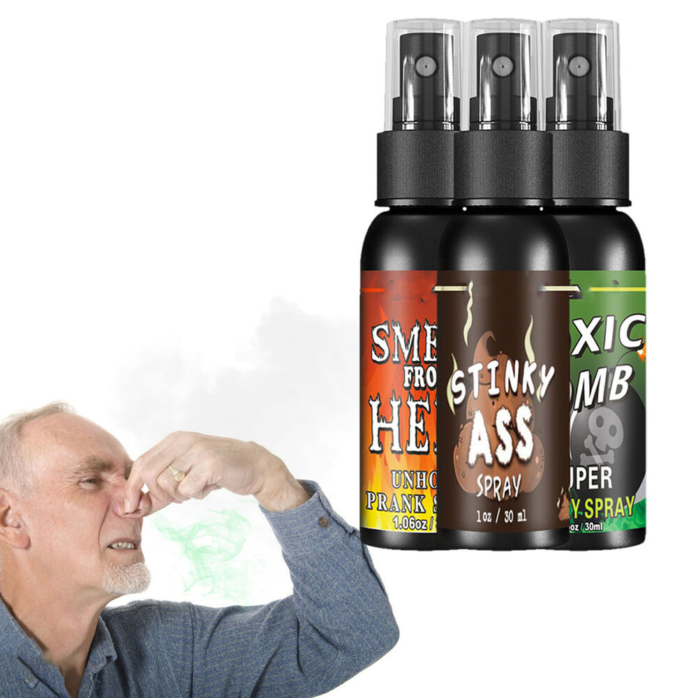 3Pack 90ML Fart Liquid Spray Prank Stink Ass Gag Smell Bomb Joke Stinky Gas