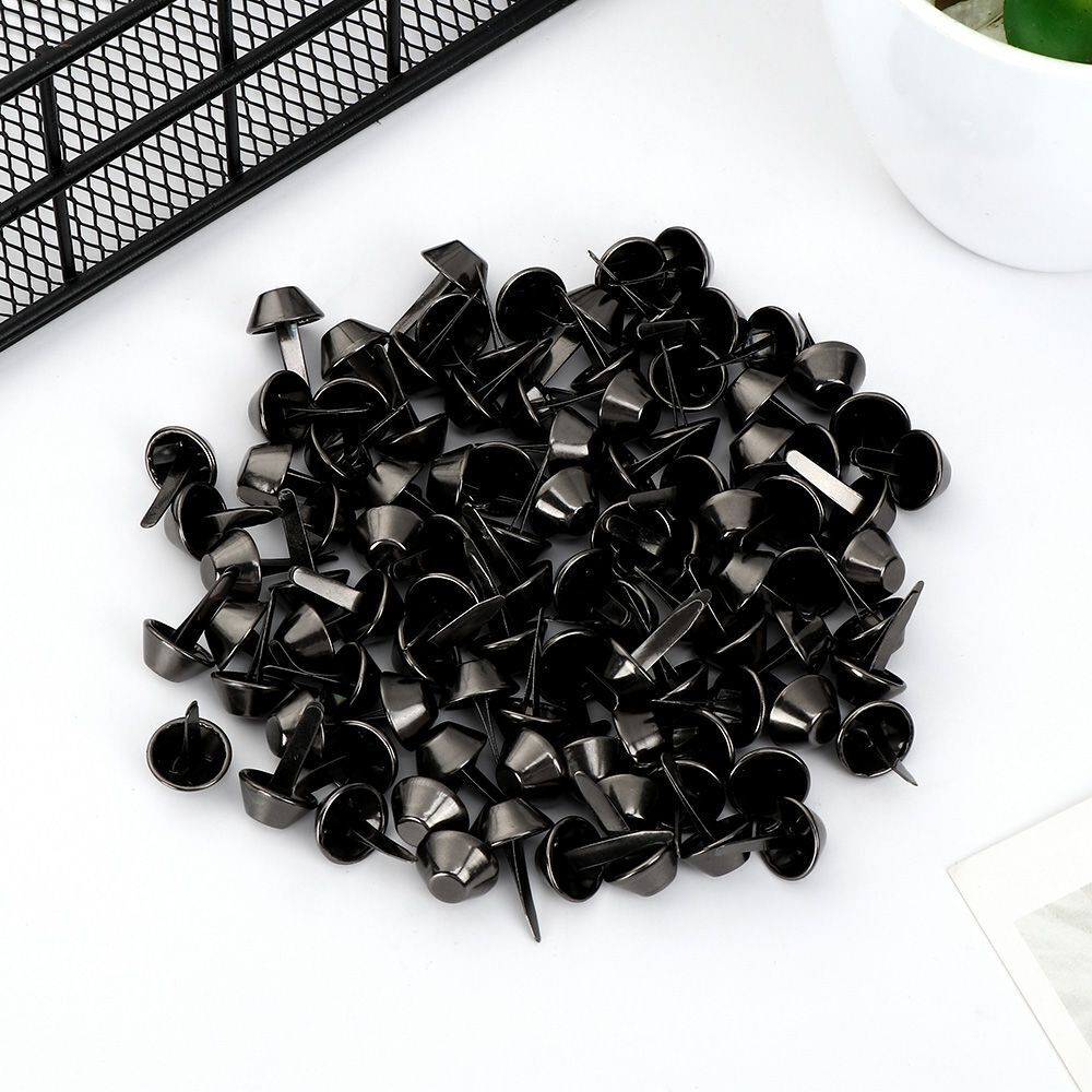 100pcs Purse Handbag Jewelry Making Studs Retro Rivets Metal Feet Bag Accessories