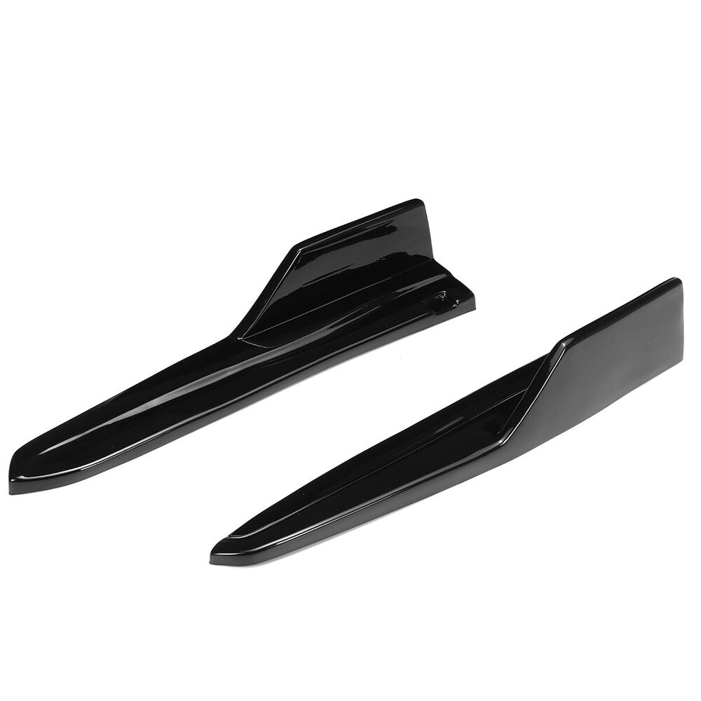 For Camry SE XSE 2018-2022 Style Rear Side Skirt Splitter Lip Gloss Black