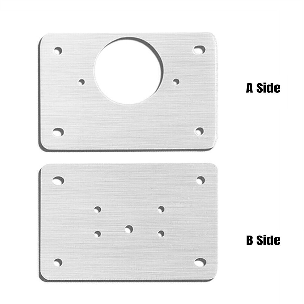 Hinge Repair Plate Rust Resistant Steel Furniture Cupboard Repair Mount Tool