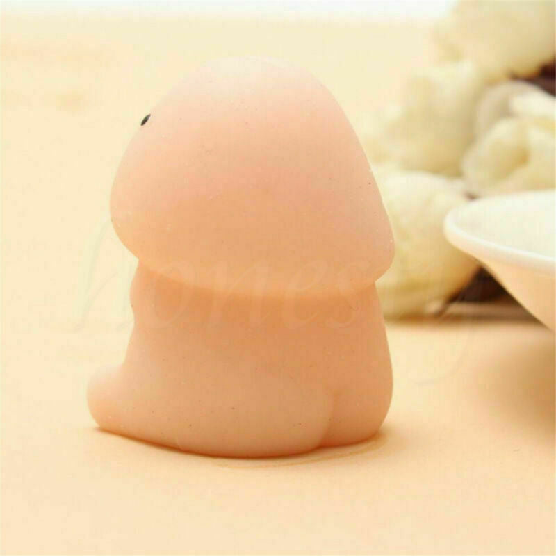 Soft Mochi Dingding Squishy Focus Squeeze Abreact Cute Healing Toy Fun Joke Gift